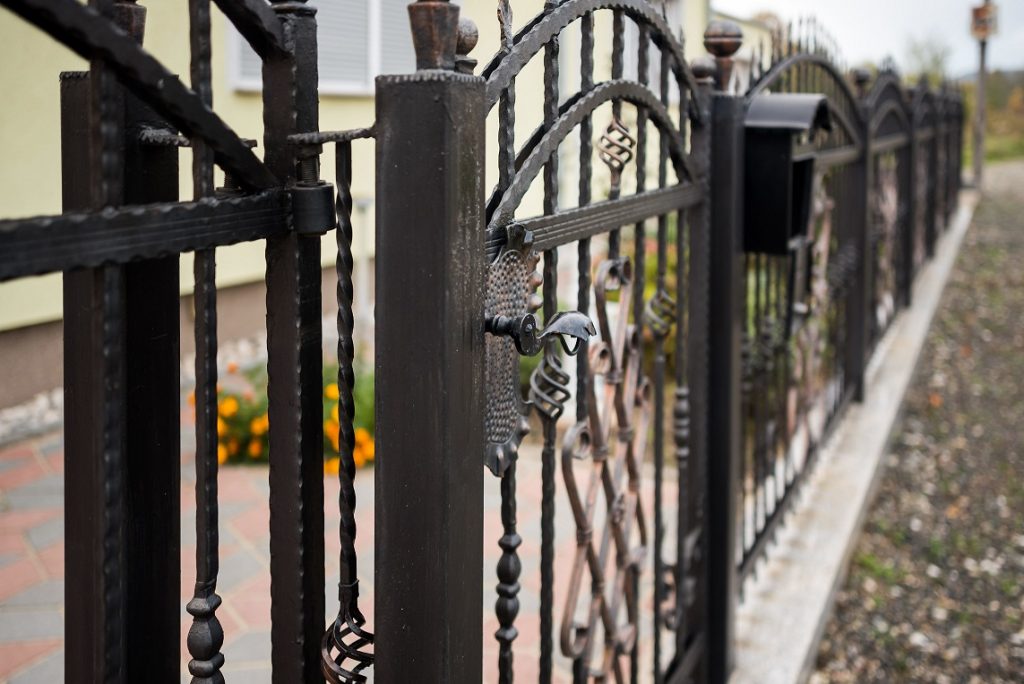 wrought iron custom gate