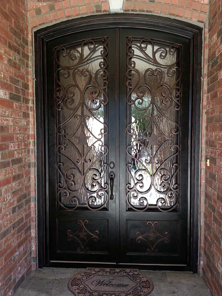 Custom Wrought Iron Doors in El Paso & Midland | Atrium Wrought Iron