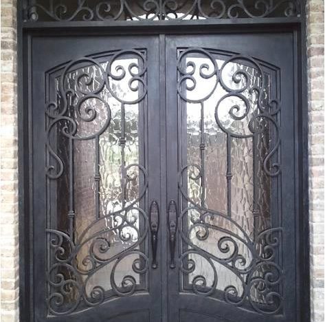 wrought iron doors